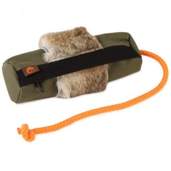 Firedog Snack Dummy Trainer with Rabbit Fur Ring